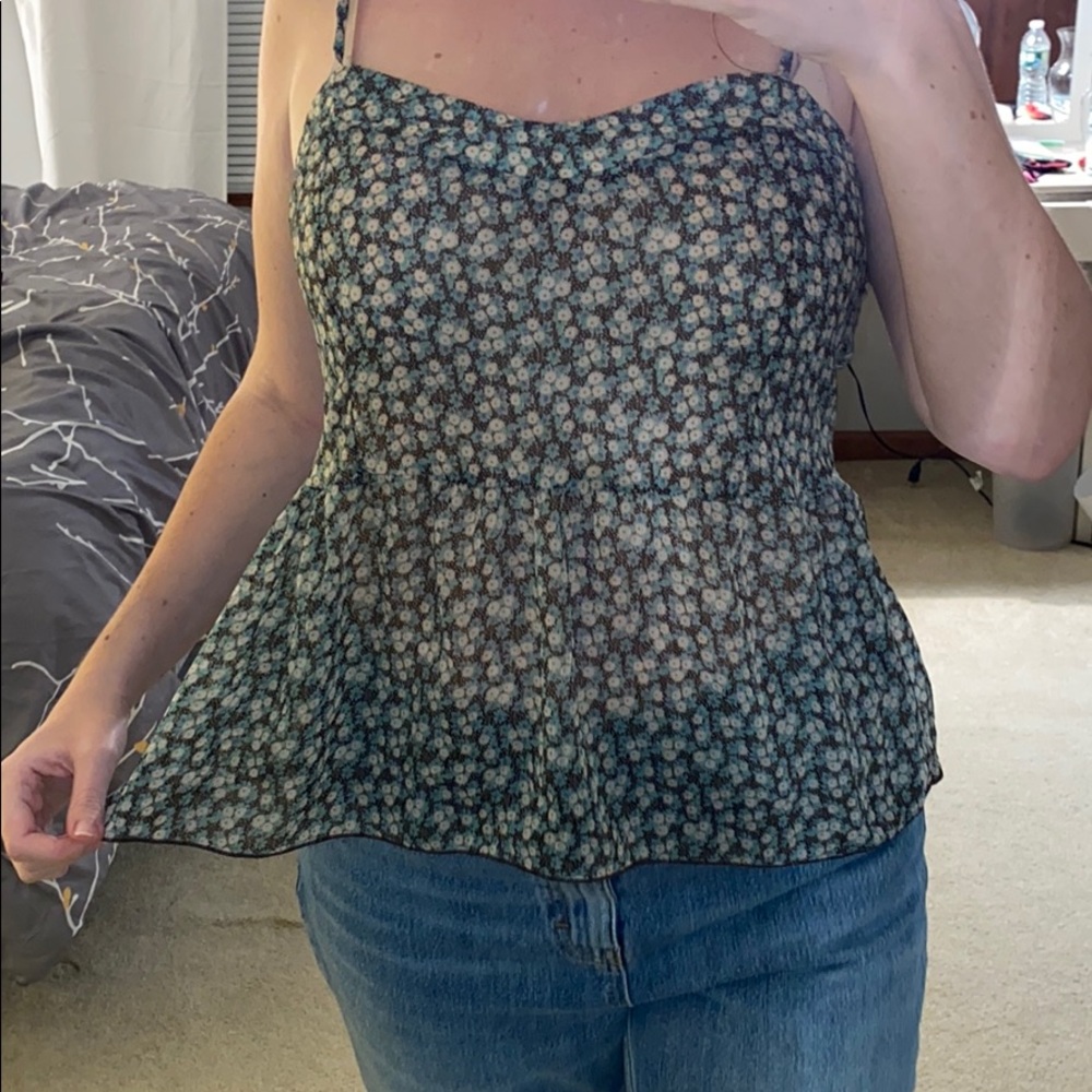 Peplum tank